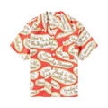 Bode Rodeo Slogans Short-Sleeve Shirt "Red/Multicolor"