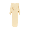 Khaite June Maxi Dress "Custard"