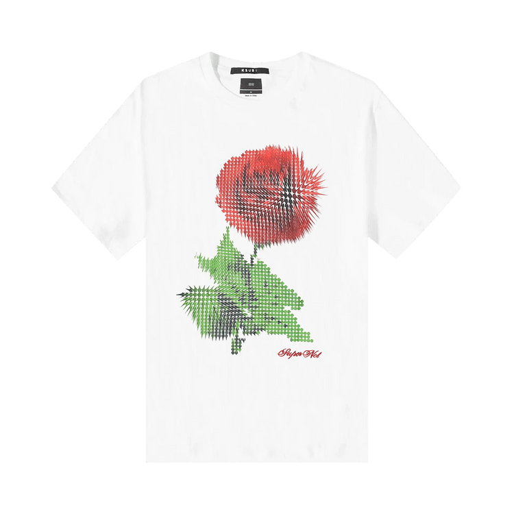 Ksubi Pixel Kash T-Shirt "True White"