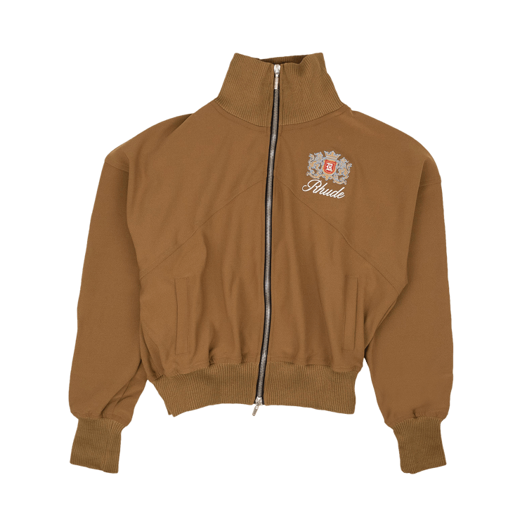 Rhude Logo Brentwood Track Jacket "Brown"