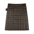 Bottega Veneta Checkered Leather Skirt "Chocolate Brown"