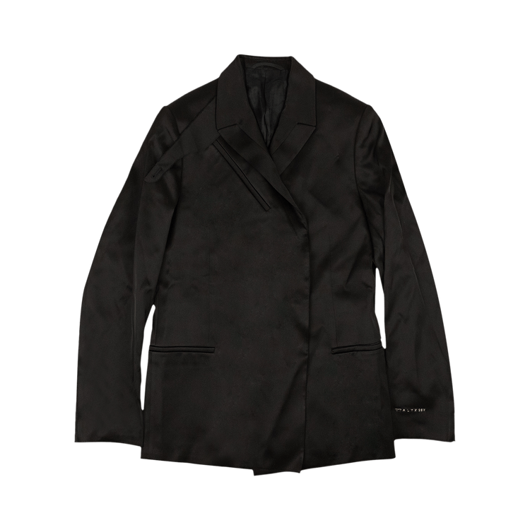 1017 ALYX 9SM Double Breasted Metal Logo Blazer Jacket "Black"