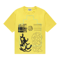 Cav Empt Overdye FK Sheet9 Tee "Yellow"