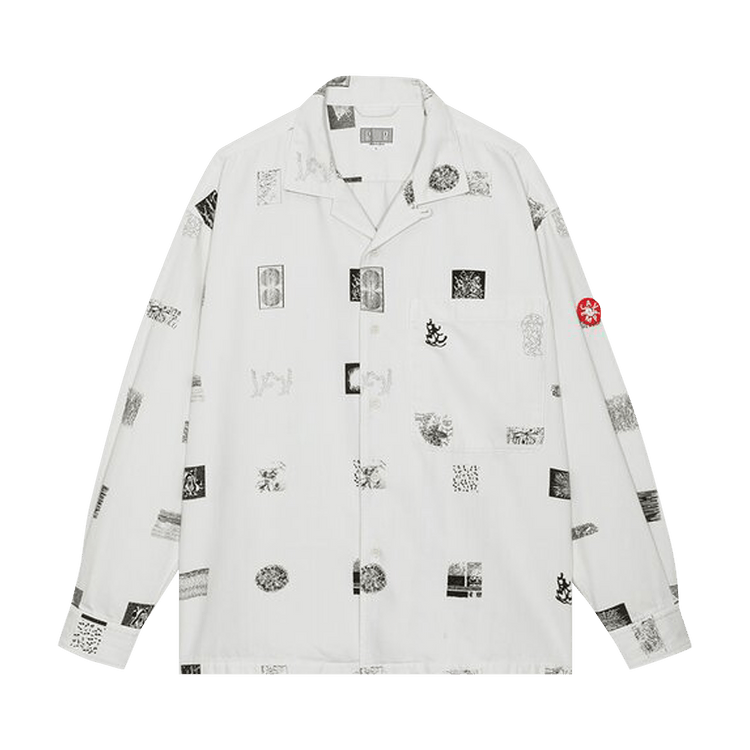 Cav Empt Overdye FK Sheets Open Shirt "White"