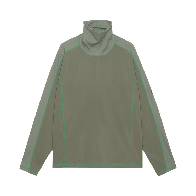 Cav Empt Mesh Turtleneck Long-Sleeve Tee "Green"