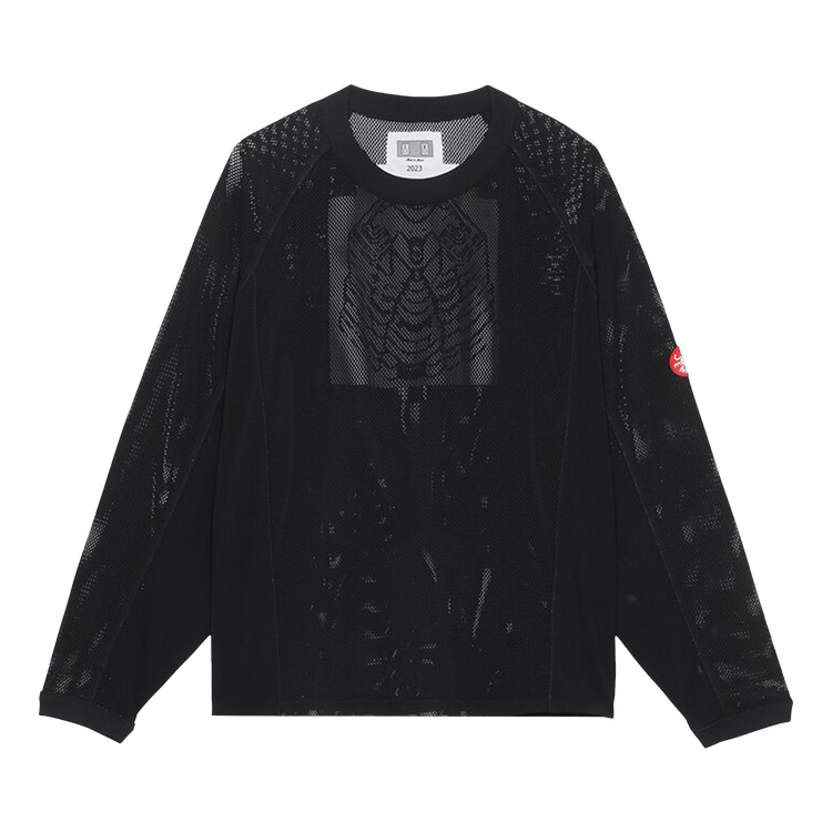 Cav Empt Mesh Raglan Long-Sleeve Tee "Black"