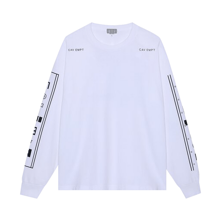 Cav Empt Mathematical Long-Sleeve Tee "White"