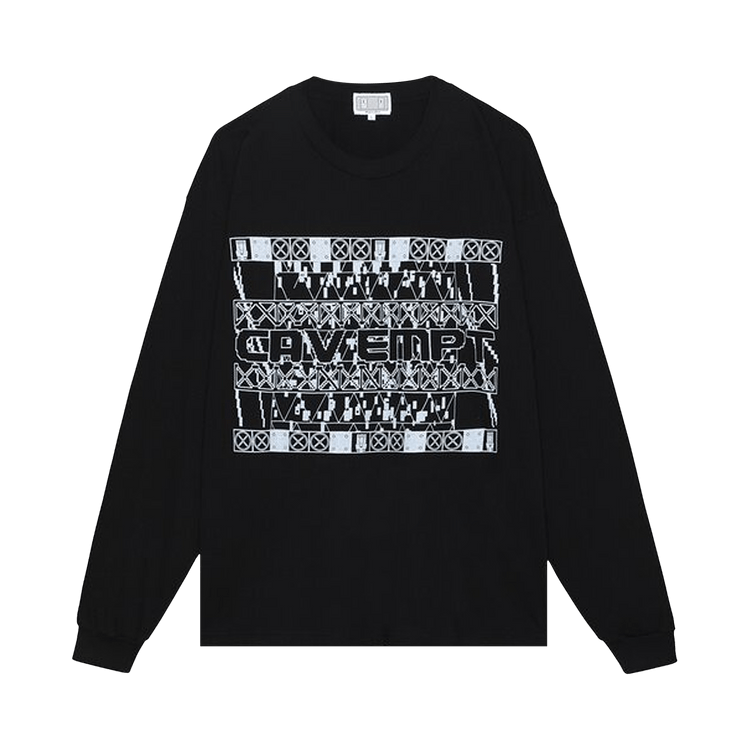 Cav Empt Aligning Big Long-Sleeve Tee "Black"