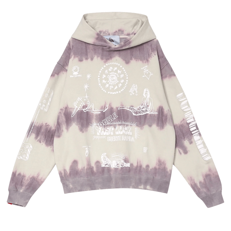 Jungles Double Fast Luck Hoodie "Tie Dye"