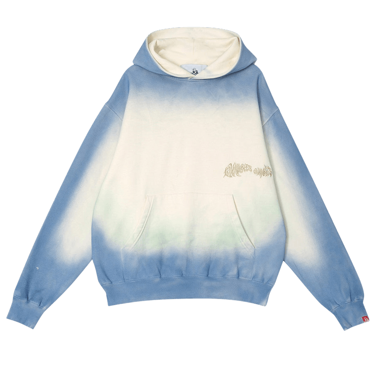Jungles Spray Dyed Hoodie "Birch Blue/Green"