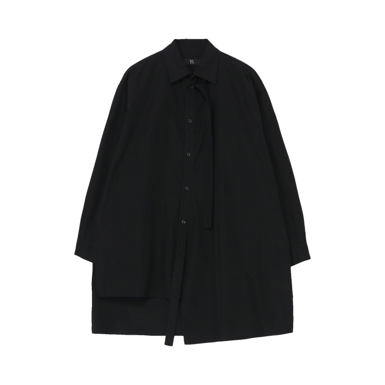 Y's Broad Collar Placket Detached Blazer 'Black'