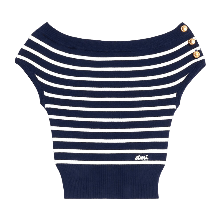 Ami Sailor Top "Blue/White"