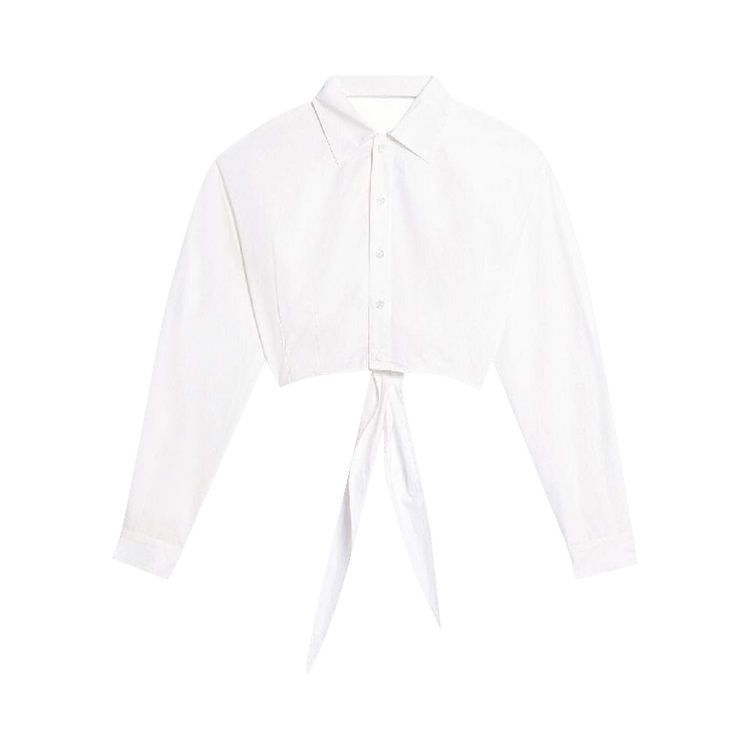 Ami Wraparound Shirt "White"