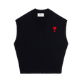 Ami Sleeveless Sweater "Black"