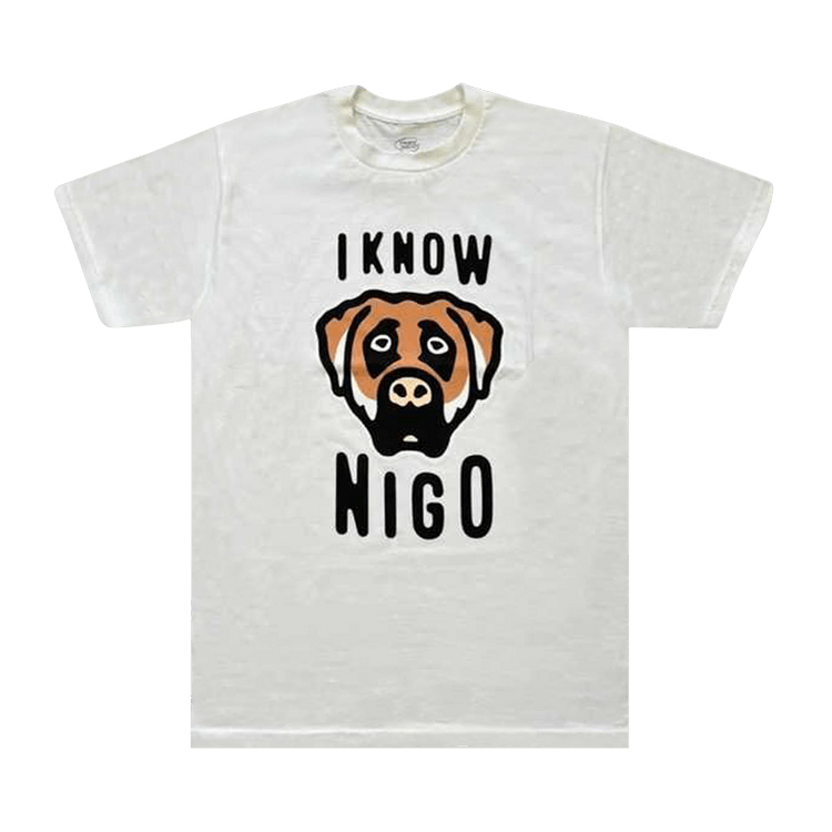 I Know Nigo Dog Head T-Shirt (New York Pop Up) "White"