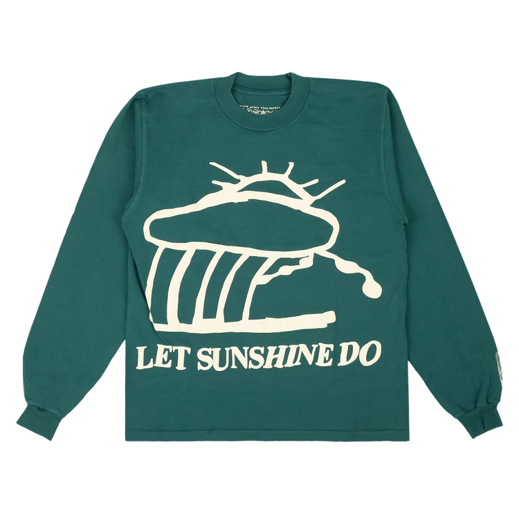 Cactus Plant Flea Market Let Sunshine Do Long-Sleeve T-Shirt "Teal"
