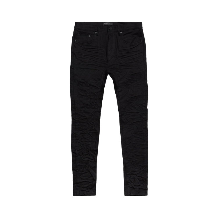 PURPLE BRAND Low Rise Slim Jeans "Black"