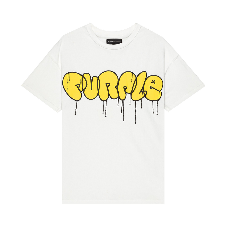 PURPLE BRAND Textured Inside Out T-Shirt "Brilliant White"