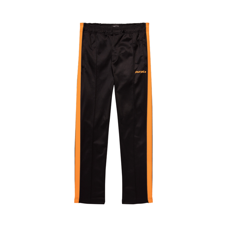 PURPLE BRAND Track Pants "Black Beauty/Orange"