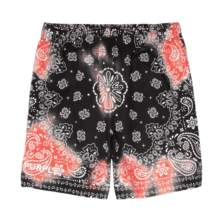 PURPLE BRAND All Round Shorts "Poppy Red/Black Beauty"