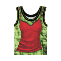 Y/Project x Jean Paul Gaultier Trompe-l'œil Lingerie Tank Top 'Red/Green'