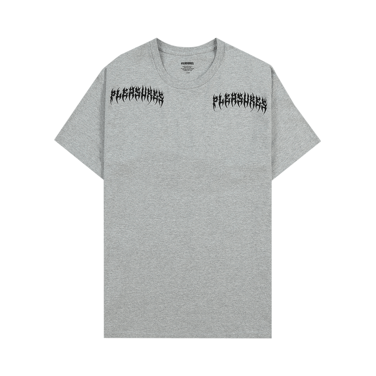 Pleasures Ripped T-Shirt "Heather Grey"