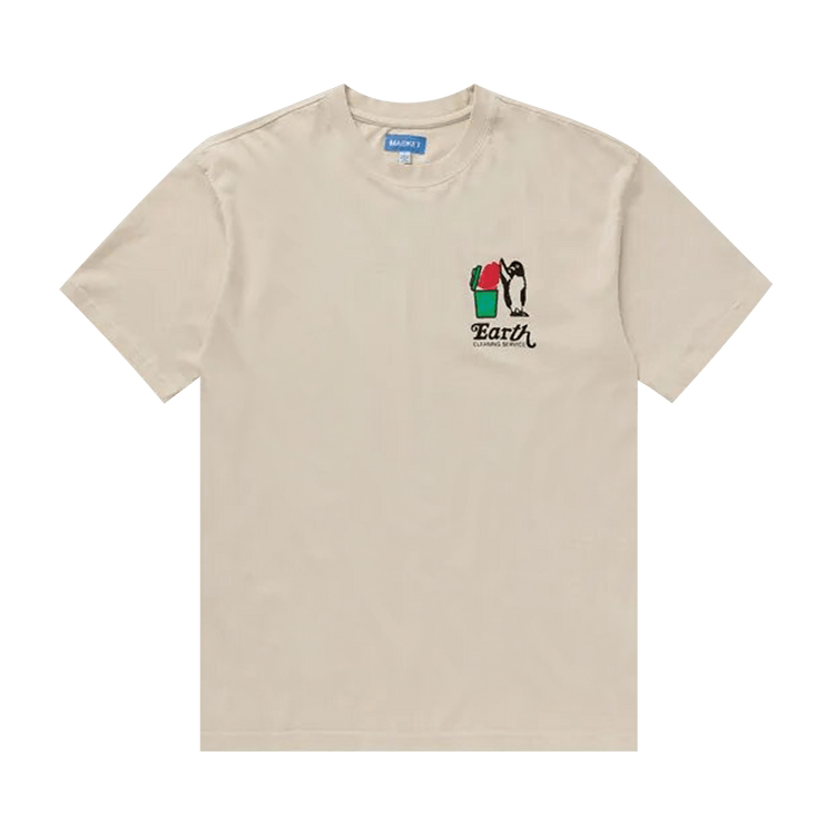 Market Cleaning Service T-Shirt "Ecru"