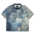 Paris Saint- Germain x POGGYTHEMAN Boro Printed Jersey "Navy"