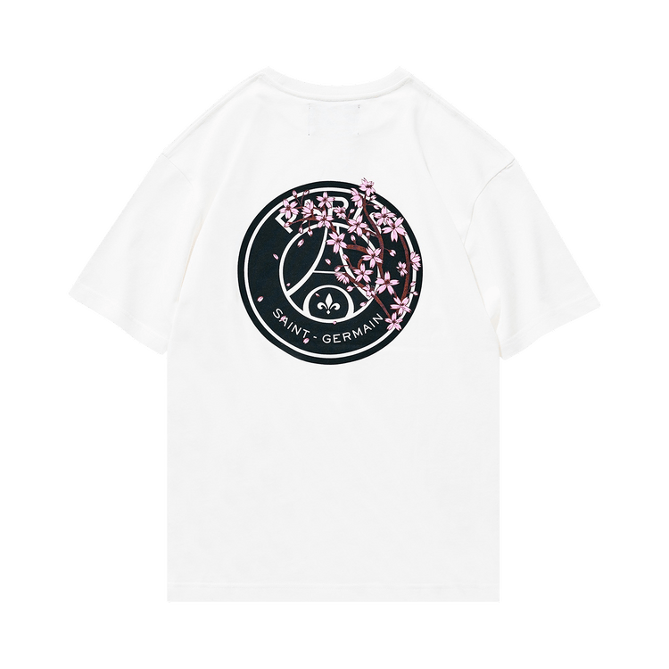 Paris Saint-Germain x EDIFICE Japan Sakura T-Shirt "White"