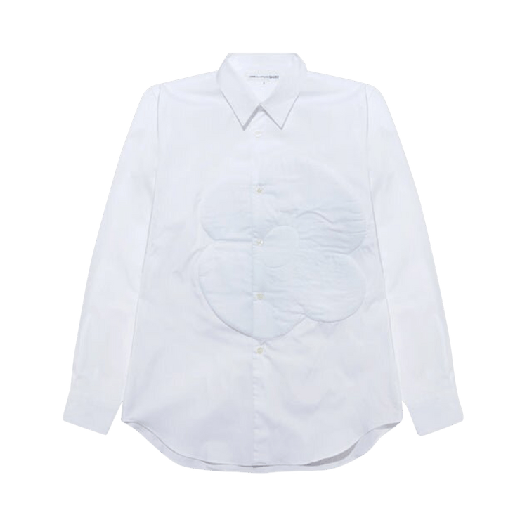 Comme des Garçons SHIRT Flower Woven Shirt "White"