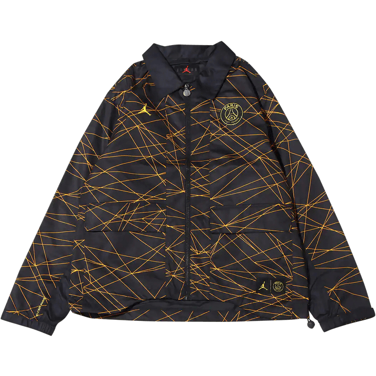 Air Jordan x Paris Saint-Germain Anthem Jacket "Black/Tour Yellow"