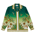 Casablanca Cuban Collar Long-Sleeve Shirt 'Joyaux D'Afrique'