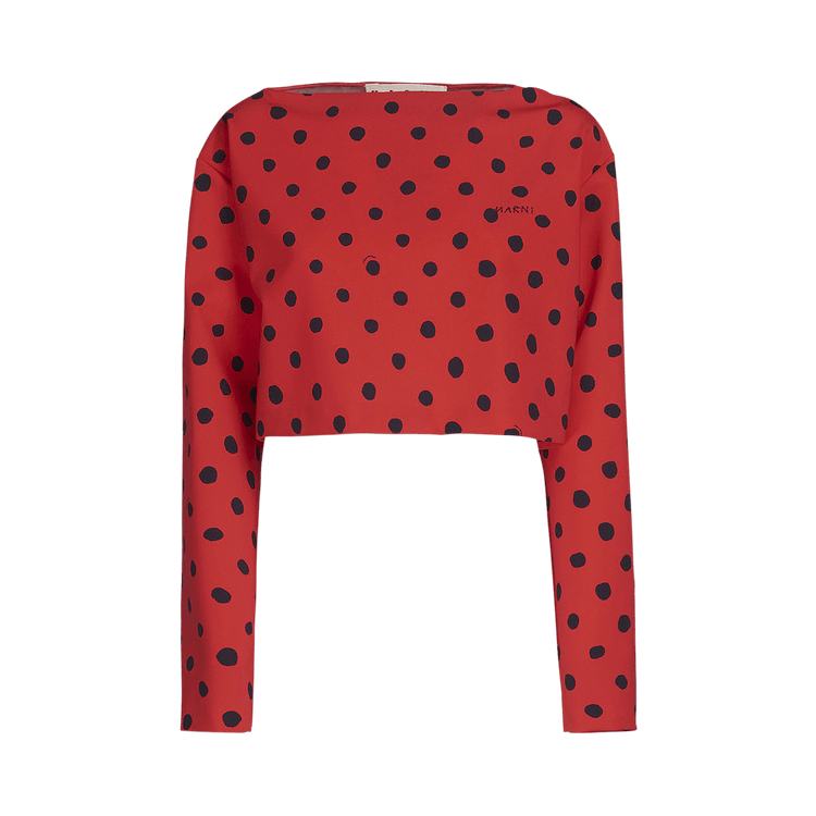 Marni Small Dot Top "Lacquer"