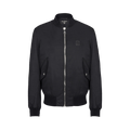 Balmain Nylon Zipped Bomber Jacket "Blue"