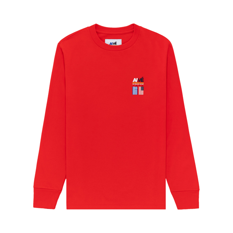 Aimé Leon Dore 38-GS Offshore Long-Sleeve Tee "Red"
