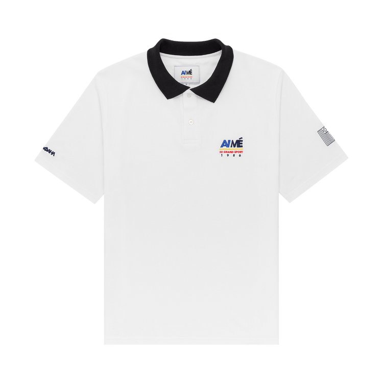 Aimé Leon Dore 38-GS Offshore Piqué Polo "White"