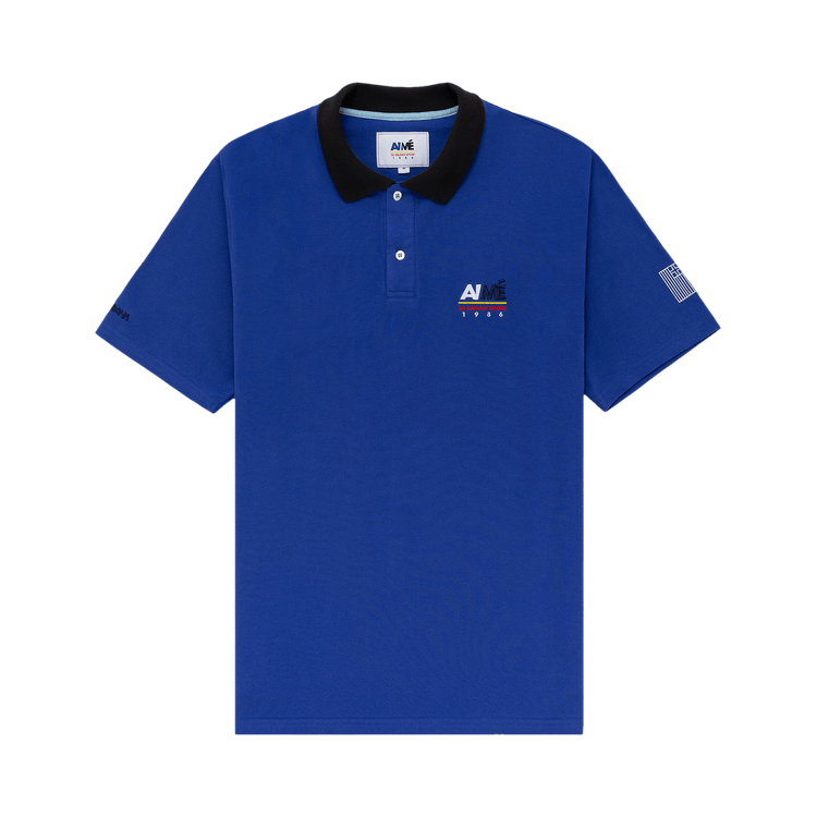 Aimé Leon Dore 38-GS Offshore Piqué Polo "Royal Blue"