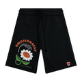 Emotionally Unavailable Flower Sweatshorts "Charcoal"