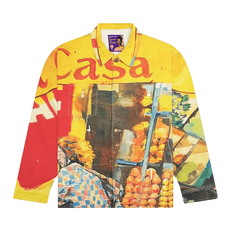 KidSuper La Casa Denim Jacket "Yellow"