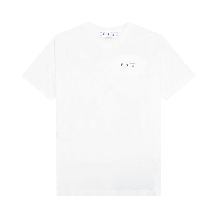 Off-White Caravaggio Paint Over Short-Sleeve Tee "White/Black"