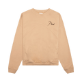 Rhude Logo Embroidered Sweatshirt "Sand"
