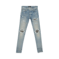 Amiri MX1 Leather Jean "Indigo"