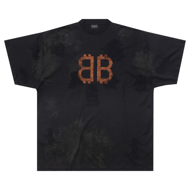 Balenciaga Oversized T-Shirt "Washed Black"