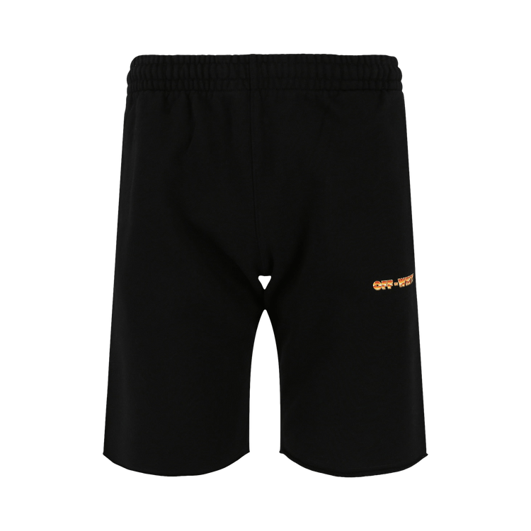 Off-White Metal Arrow Sweatshort "Black/Orange"