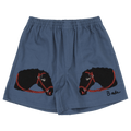 Bode Pony Appliqué Shorts "Storm"