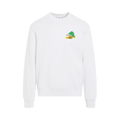 Off-White Brush Arrow Slim Crewneck "White/Multicolor"