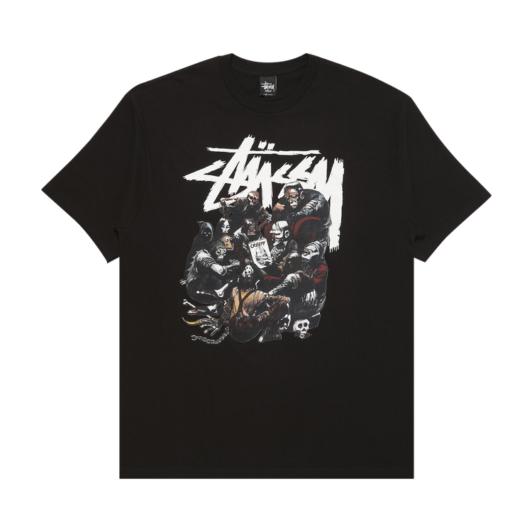 Stussy Creepy Group Tee "Black"