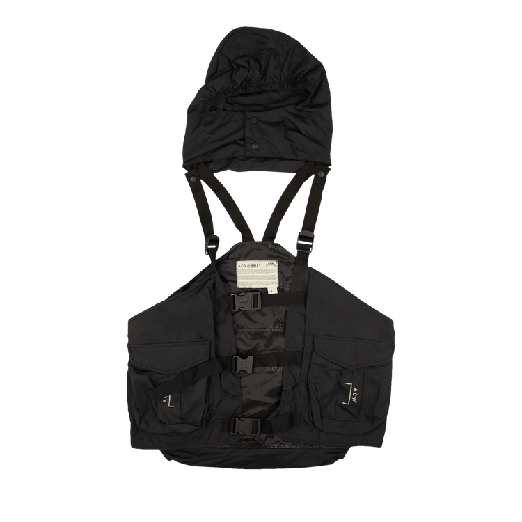 A-Cold-Wall* Harness Backpack Hooded Vest "Black"