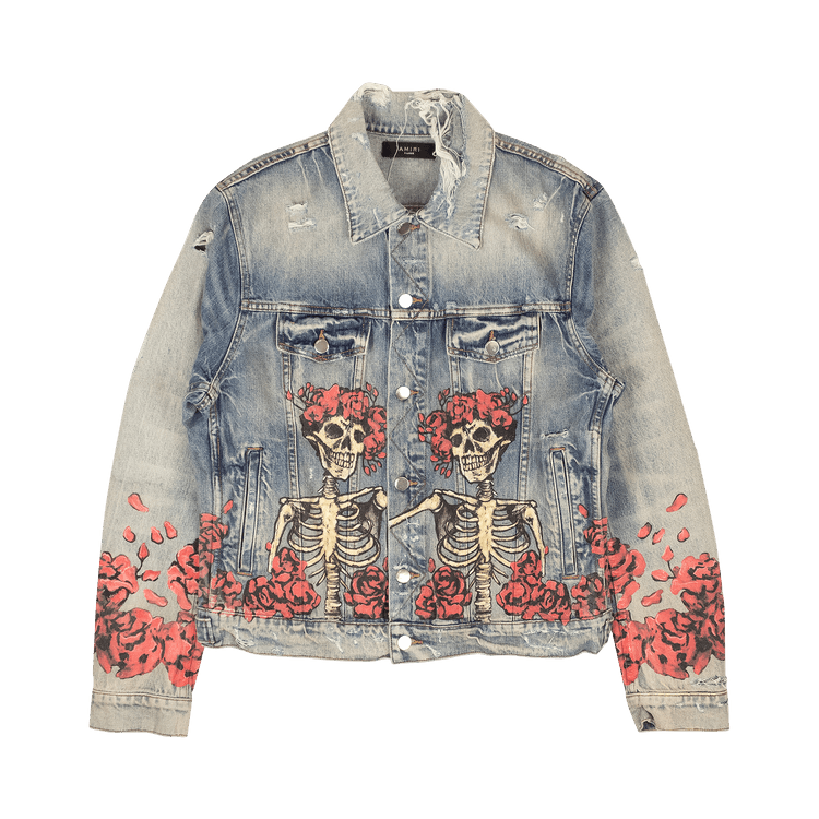 Amiri Grateful Dead Trucker Denim Jacket "Blue"