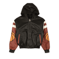 Just Don New York Basketball Leather Jacket "Black"